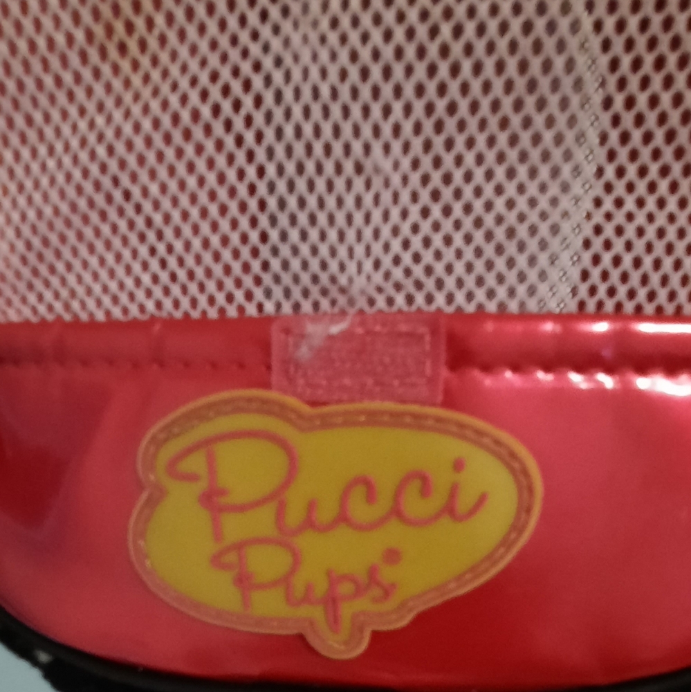 PUCCI PUPS Leopard print Small animal carrier